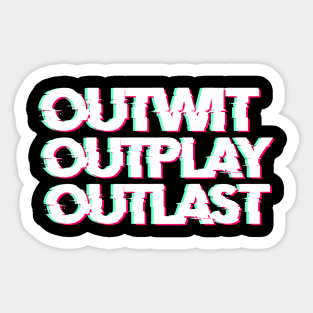 3 O quote Sticker